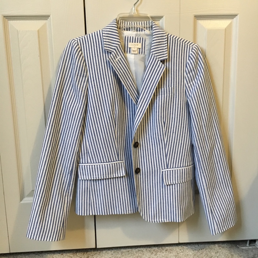 Pinstripe Blazer